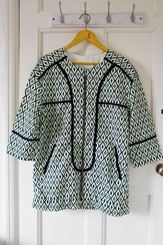 Handmade green black - green,