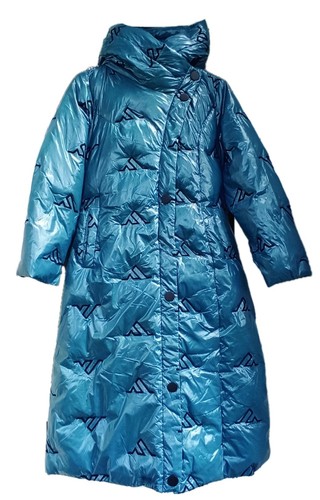 Shiny waterproof long puffer - shiny,
