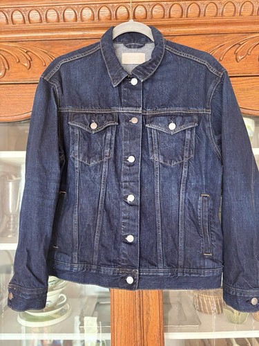 Everlane dark denim jacket - denim,