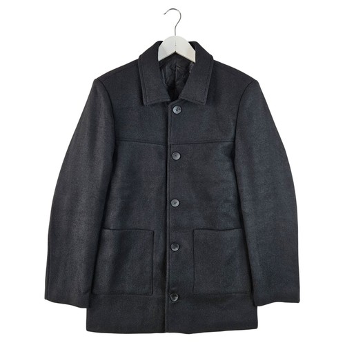 Youthup coat mens black wool - mens,
