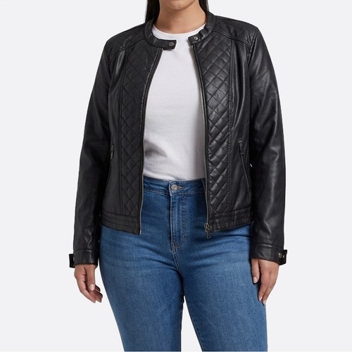 Quilted onyx black faux - onyx,