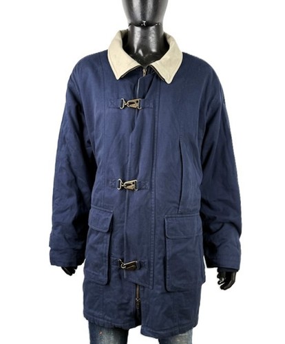 Aquascutum men coat - men's, navy