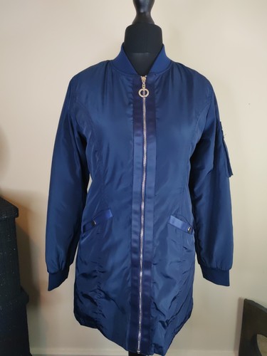 Navy padded coat size - coat, medium